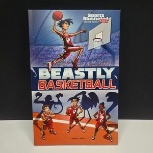Sports Illustrated Kids Beastly Basketball Graphic Novel Paperback Blue Red